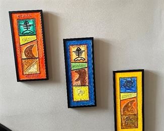 $150 for the Set of three, calligraphy art pieces.