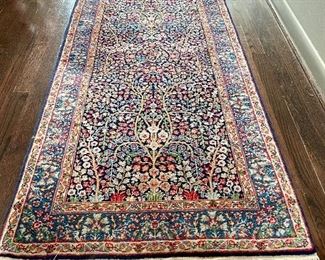 $1800 - Gorgeous and L O N G. Hand Knotted Wool Runner - Measures 30.5" x 20 feet.