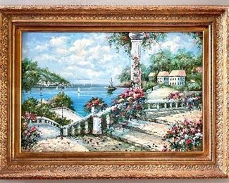 $250 - Signed Painting - Measures 46.5" x 34"