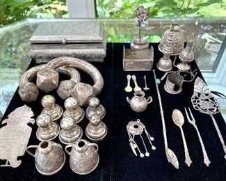 Genuine Egyptian Silver pieces.