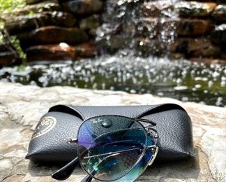 SOLD $50 - Ray-Ban Folding Sunglasses - Style 3479 - includes case!