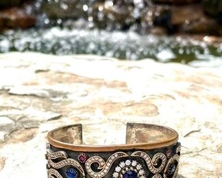$58 - Sterling silver cuff bracelet