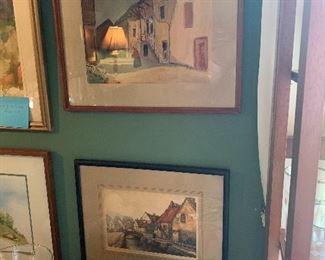 Dining Room 
Watercolors 