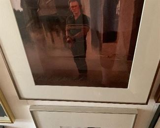 Hallway
Clint Eastwood photograph 
B & W model photograph-signed