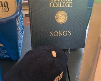 Book Room 
Hamilton College Song Book
Hamilton College hat