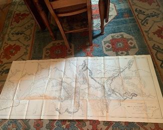 Book Room 
Milk R to the crossing of the Columbia R Map for the War Department 
by Isaac Stevens Gov of Washington Territory 