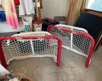 Shinny hockey nets 