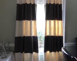 Custom drapes 88” long 4 panels