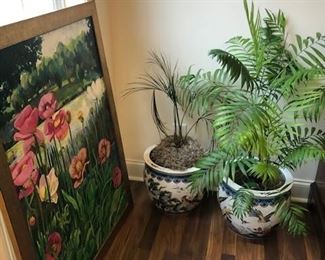 painting, planters