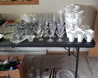Glassware etc.