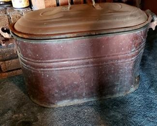 Copper wash boiler & lid