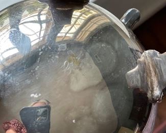 Gorham Heritage silver plate pitcher. YH 342. Photo 2 of 2.