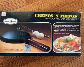 Nonstick crepe pan.
