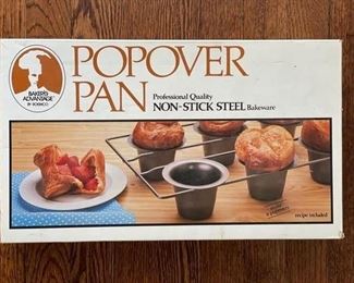 Non-stick popover pan.