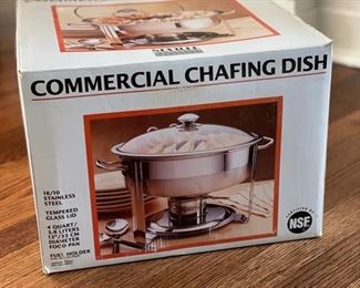 Commercial chafing dish in box - 2 available.