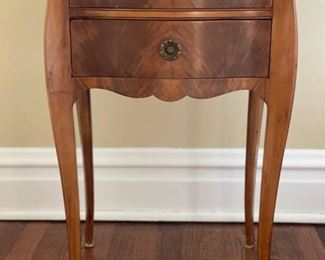 Antique side table. Measures 18" W x 14" D x 29" H. Photo 1 of 2.