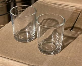 Set of 50+ glass votives.