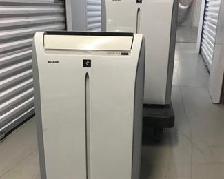 Sharp portable air conditioners. Model CV-2P10 SC. Two available. Photo 1 of 3.