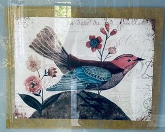 Bird Diptych. Each measures 24" W x 20" H. Photo 3 of 3.