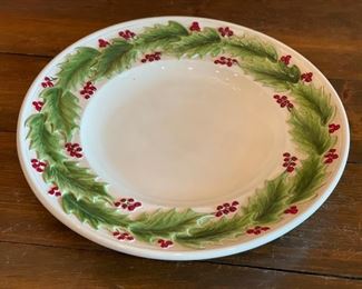 Christmas platters - 2 available. Each measures 16" D.