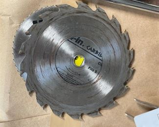 Circular saw blades.