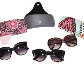NANETTE and LAUNDRY BY SHEKKI SEGA Sunglasses With Cases