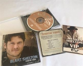 Blake Shelton Autographed CD