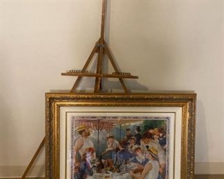 Framed Print and Painters Easel