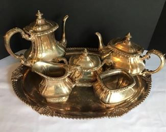 Gorham Silver Plate Coffee and Tea Set
