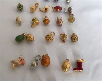 Joan Rivers Faberge Egg Tree Charms and Others