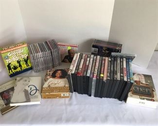 Music CDs and Movie DVD Collection
