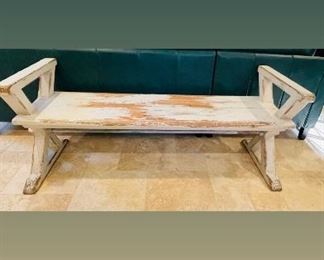 Distressed bench