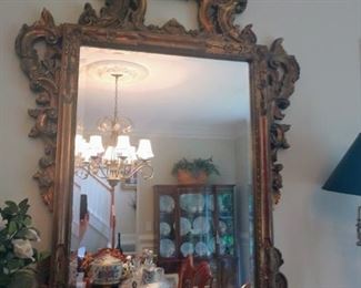 Beautiful large ornate wall mirror