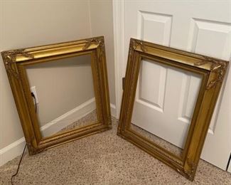 Beautiful Large Wood Gold Frames