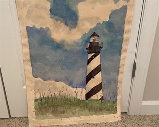 Lighthouse Water Color