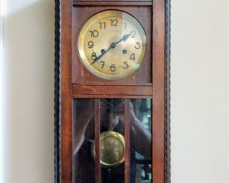 Antique German Largo Gong Wall Clock
