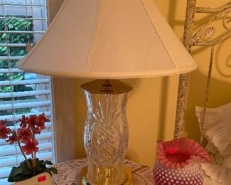 Large Waterford Lamp