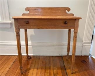 Antique Wooden Table with Drawer