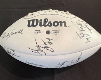 Sports Memorabilia - Autographed Wilson NFL Football, No COA