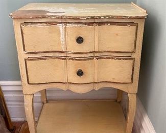 Distressed French Provincial Nightstand (there are 2 of these available)