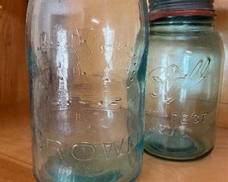 Crown 1/2 gal fruit jar