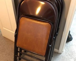 Folding chairs and game table