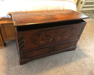 Storage chest with drawer