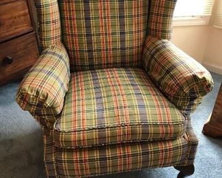 Upholstered armchair - $50