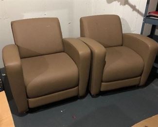 Pleather chairs - $125 each