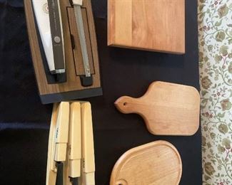 Cutting Boards and Knives
