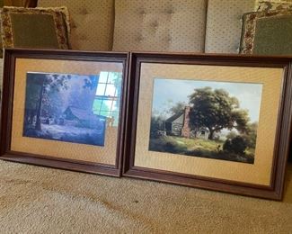 Nature Cabin Framed Prints