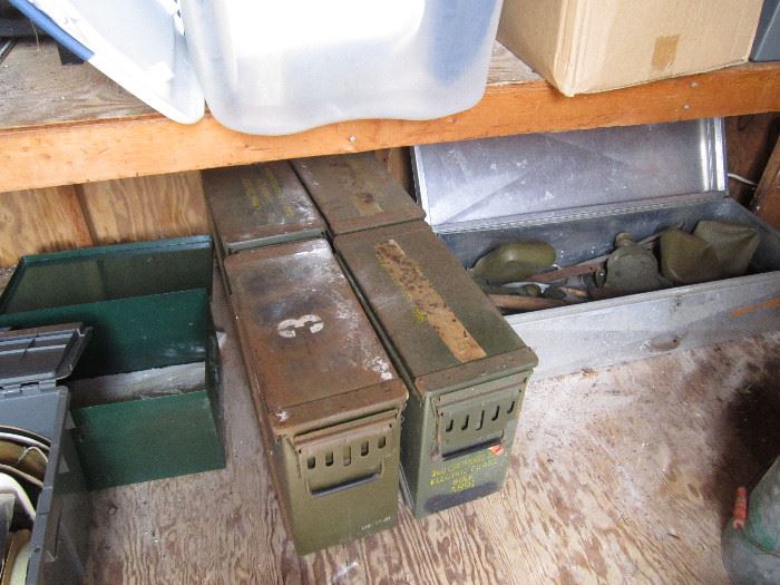 Military ammo cases