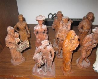 German wooden figurines