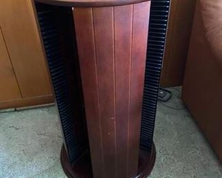 Round Rotating CD DVD Holder Table